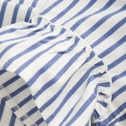 GOTS Randig Klänning Colony Blue>Creamie Outlet