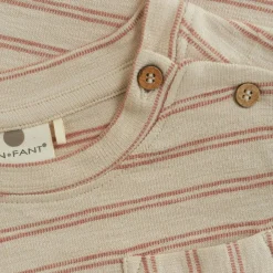 GOTS Randig T-shirt French Oak>EnFant Hot