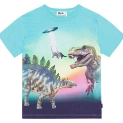 GOTS Riley T-shirt Beaming Dinos>Molo Discount