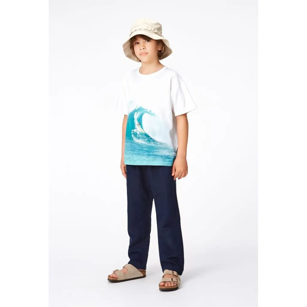 GOTS Riley T-shirt Big Wave>Molo Sale