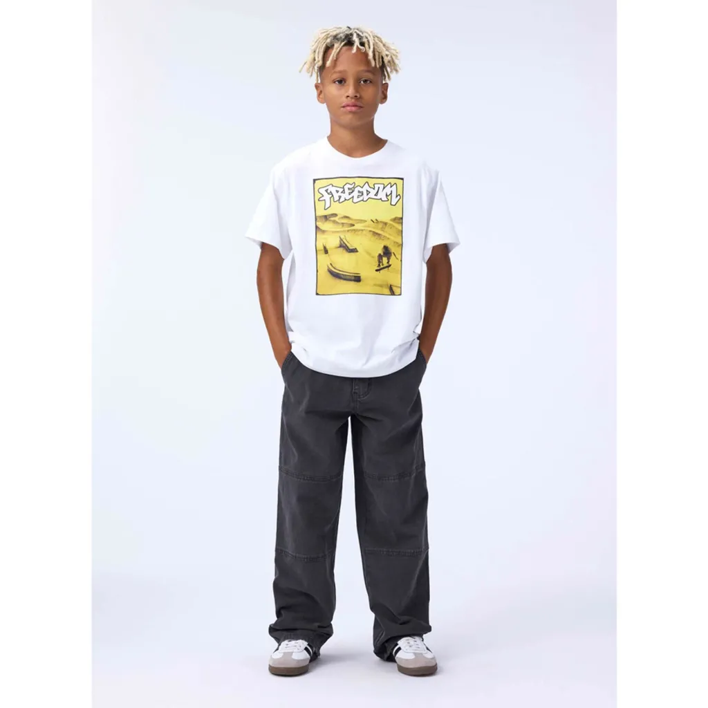 GOTS Riley T-shirt Yellow Skate>Molo