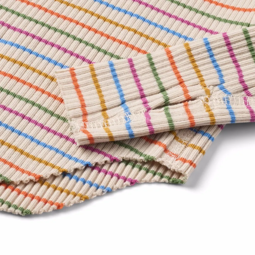 GOTS Rochelle Långärmad Topp Sand Rainbow>Molo Sale