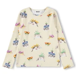 GOTS Rose Långärmad Topp Floral Fun>Molo Sale