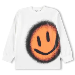 GOTS Rube Långärmad Tröja Bouncy Smile>Molo
