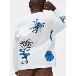GOTS Rube Långärmad Tröja Daylight White><noscript><img width=