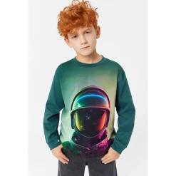 GOTS Rube Långärmad T-shirt Space Helmet>Molo Online
