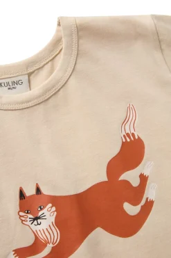 GOTS Santorini T-shirt Madelen Möllard Fox>Kuling Hot