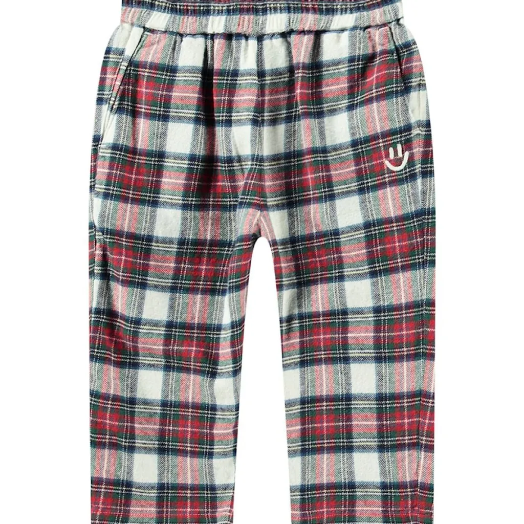 GOTS Sois Rutiga Byxor Pine Check>Molo New