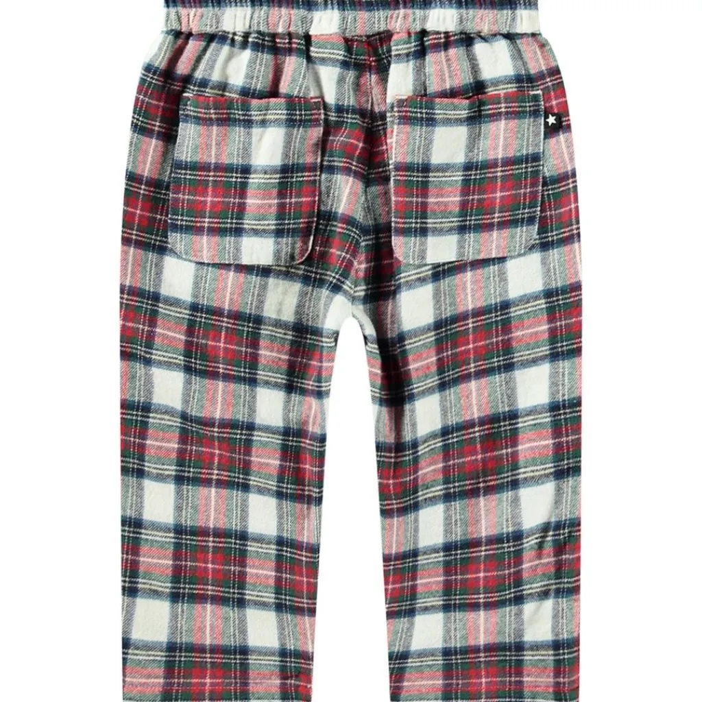 GOTS Sois Rutiga Byxor Pine Check>Molo New