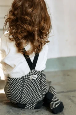 GOTS Strumpbyxor Black X White Checked><noscript><img width=
