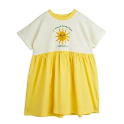 GOTS Sun Sp Kortärmad Klänning Offwhite><noscript><img width=