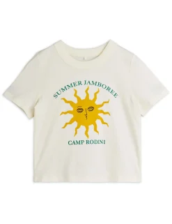 GOTS Sun Sp Kortärmad Top Offwhite>Mini Rodini New