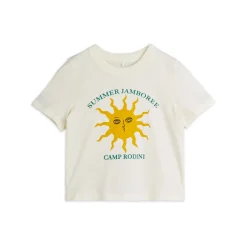 GOTS Sun Sp Kortärmad Top Offwhite>Mini Rodini New