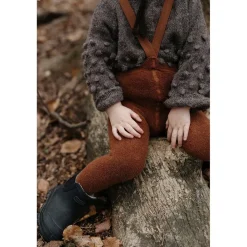 GOTS Teddy Strumpbyxor Cinnamon>Silly Silas Sale