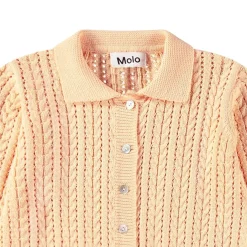 Gwendolyn Knitted Cardigan Pale Melon>Molo Clearance