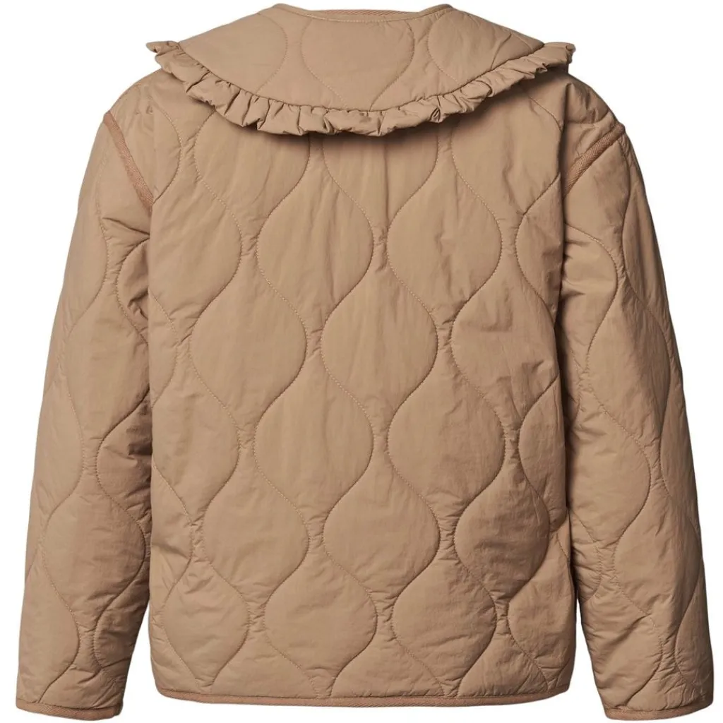 Hailey Quilted Jacket Sandalwood>Molo Outlet