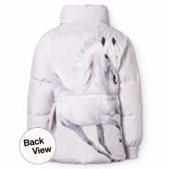 Hally Pufferjacka Lilac Marble>Molo