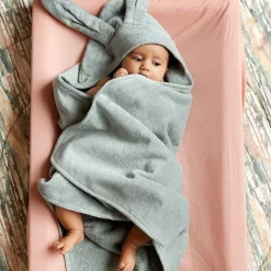 Handduk Med Huva Mineral Green>Elodie