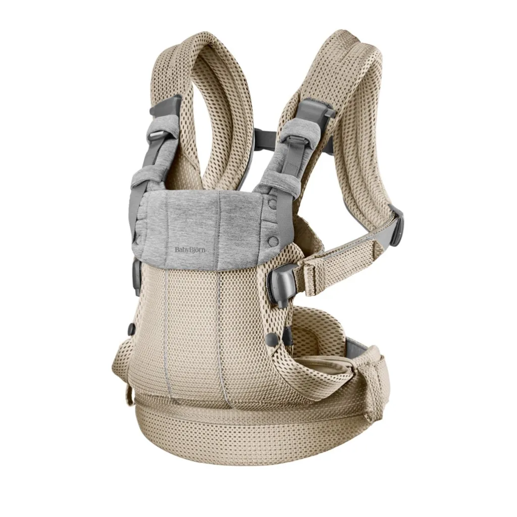 Harmony 3D Mesh Bärsele Grey Beige>BabyBjörn Clearance