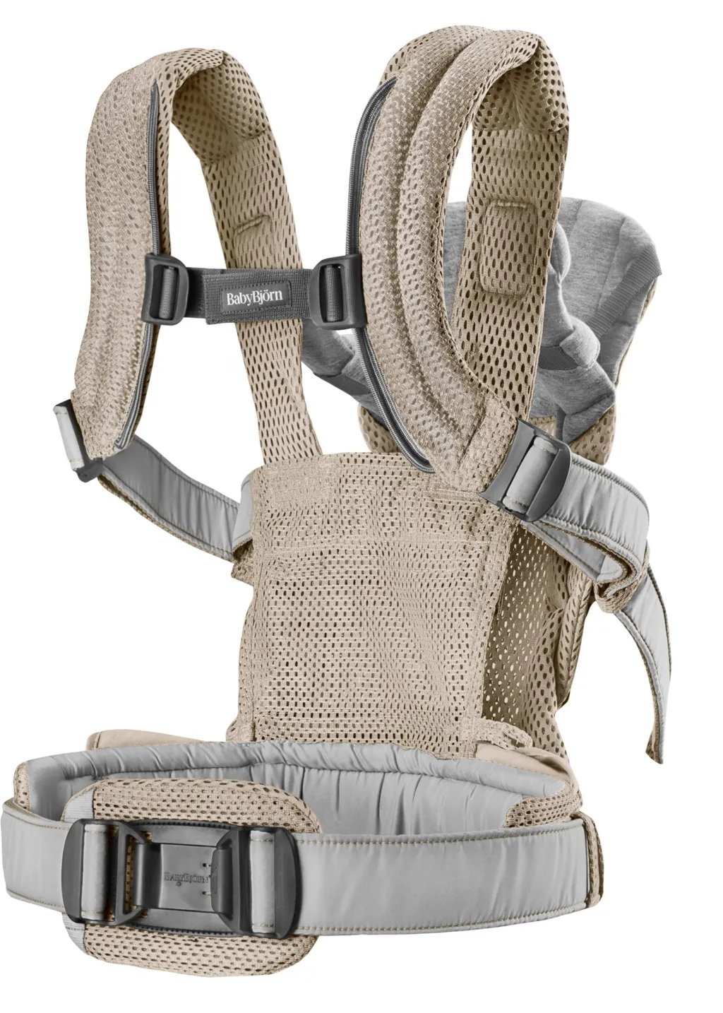 Harmony 3D Mesh Bärsele Grey Beige>BabyBjörn Clearance