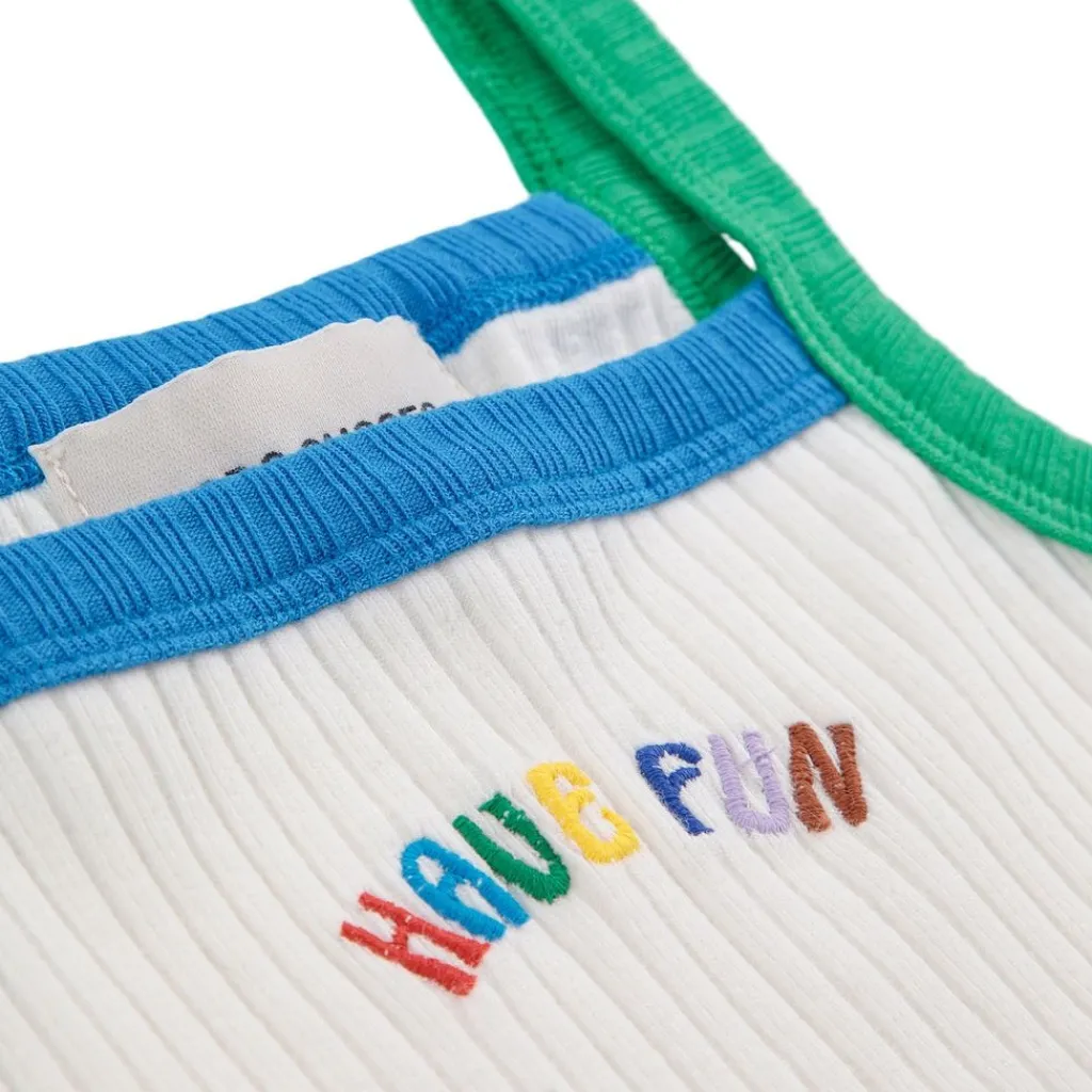 Have Fun Croppad Linne Offwhite>Bobo Choses Clearance