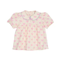 Heart & Dots Blus Heart Aop>Copenhagen Colors Clearance