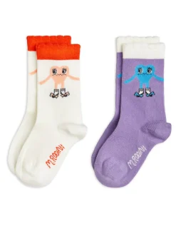 Heart In Shoes 2-pack Strumpor Multi>Mini Rodini