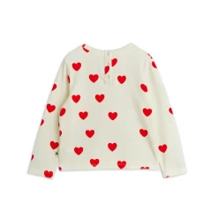 Hearts Velourtopp White>Mini Rodini New