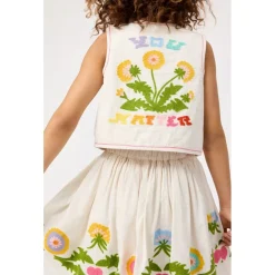 Heather Vest Fancy Dandelion>Molo Online