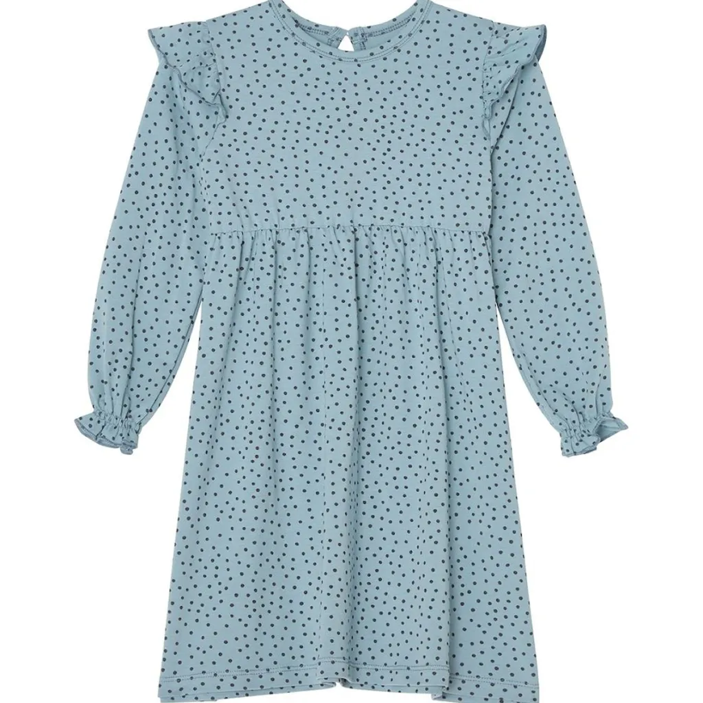 Hedda Frill Klänning med Blue Dots>Buddy & Hope Clearance