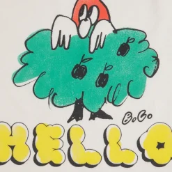 Hello Joy Ranglan T-shirt Med Ärmar Offwhite>Bobo Choses Discount