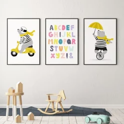 Herr Björn På Moped Poster><noscript><img width=