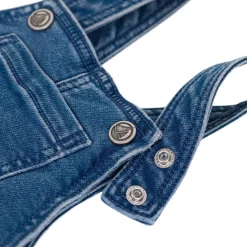 Hängselbyxor I Denim Bleu Delave><noscript><img width=