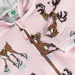 Hoodie with reindeer Icy Pink><noscript><img width=