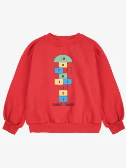 Hopscotch Sweatshirt Red>Bobo Choses Best