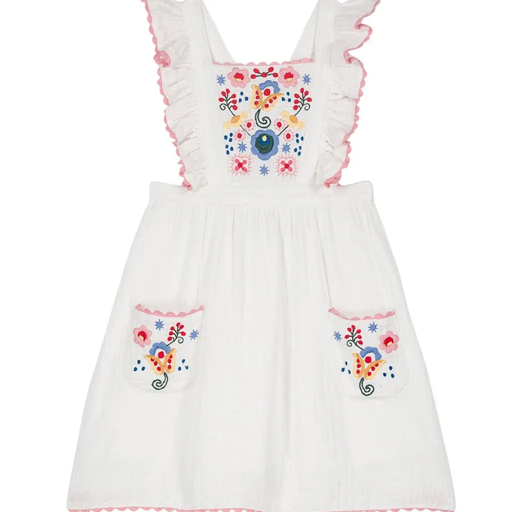 Huguette Klänning White>Louise Misha Sale