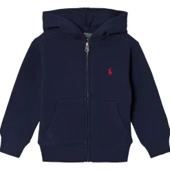 Huvtröja Med Dragkedja I Bomullsfleece Cruise Navy>Ralph Lauren Best