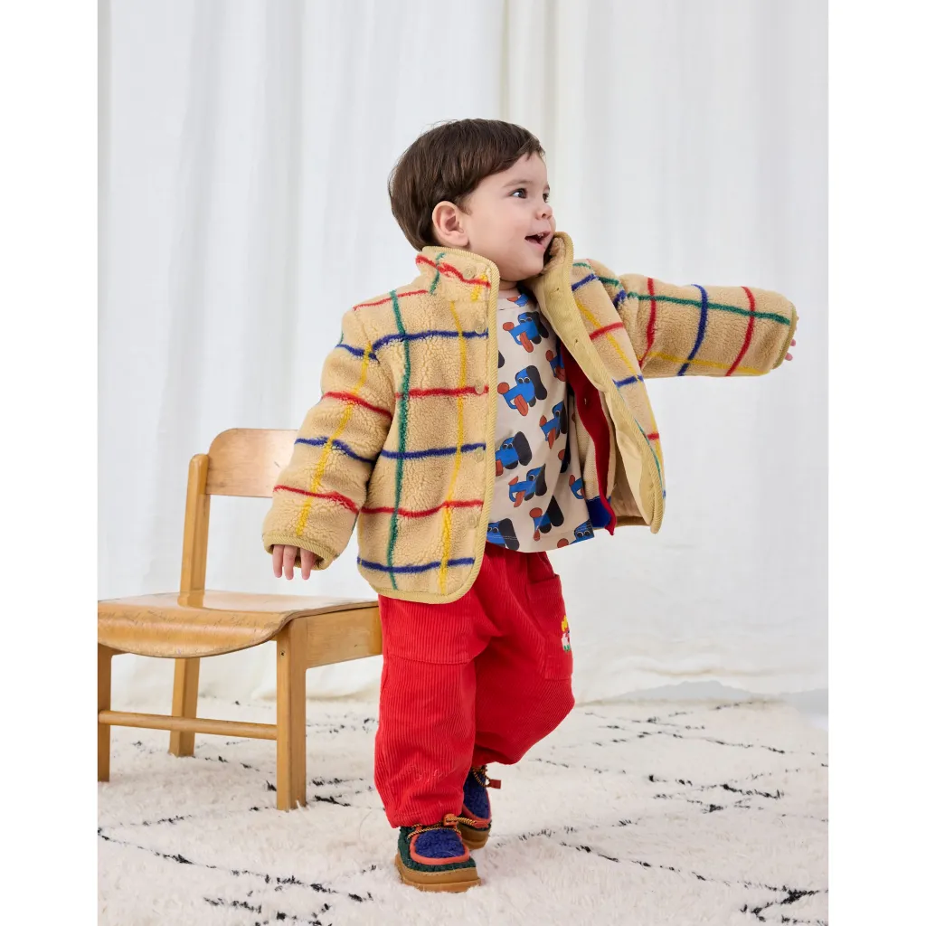 Jacka I Fårskinn Offwhite>Bobo Choses New
