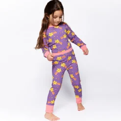 Jubilee With Shooting Stars Nattkläder Set Royal Purple><noscript><img width=