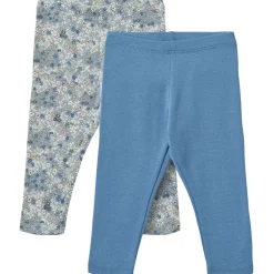 Jules 2-pack Leggings Blue Summer Flowers>Wheat New