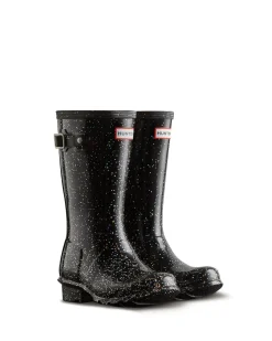 Junior Originals Giant Glitter Gummistövlar Black>Hunter New