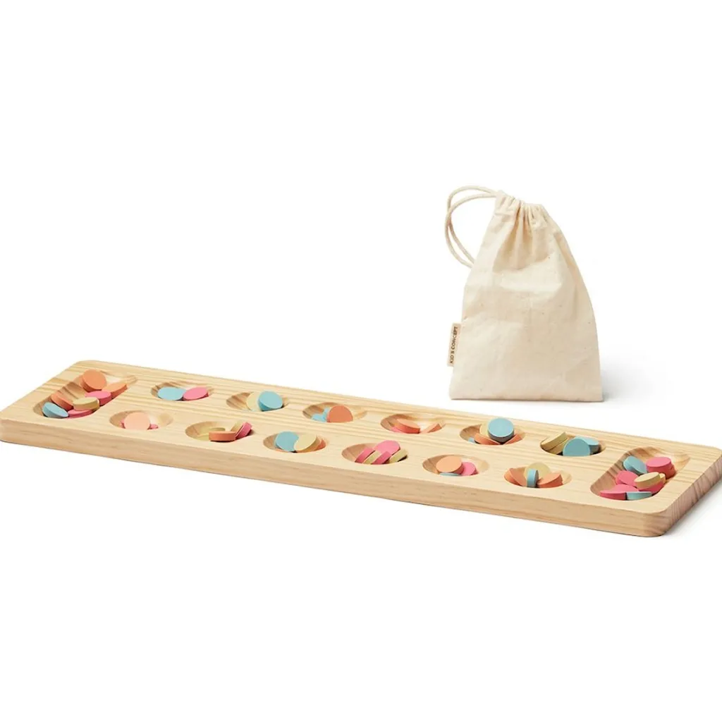 Kalaha Brädspel Beige>Kid's Concept Online
