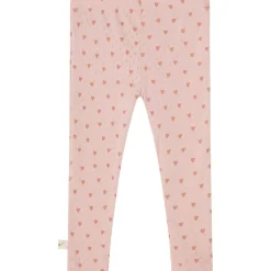 Kalle GOTS Hjärtmönstrade Leggings Aprikosfärgad>Buddy & Hope Hot