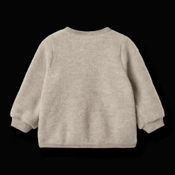 Kari Ullfleecekofta Khaki Melange>Wheat Hot