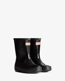 Kids First Giant Glitter Gummistövlar Black>Hunter Clearance
