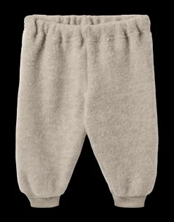 Kinnie Ullfleecebyxor Khaki Melange>Wheat Online
