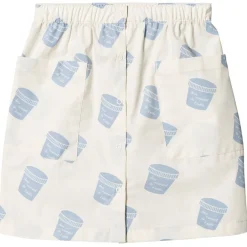 Kjol Off White/Light Cerulean Blue>Tinycottons Hot