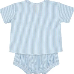 Klädset Bäckebölja Sky Blue Cream Stripe>Copenhagen Colors Outlet