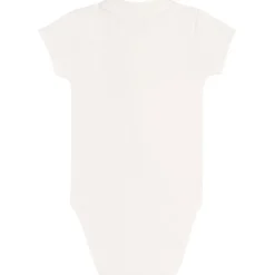 Kortärmad Baby Body Med Krage Marshmallow>Petit Bateau Clearance