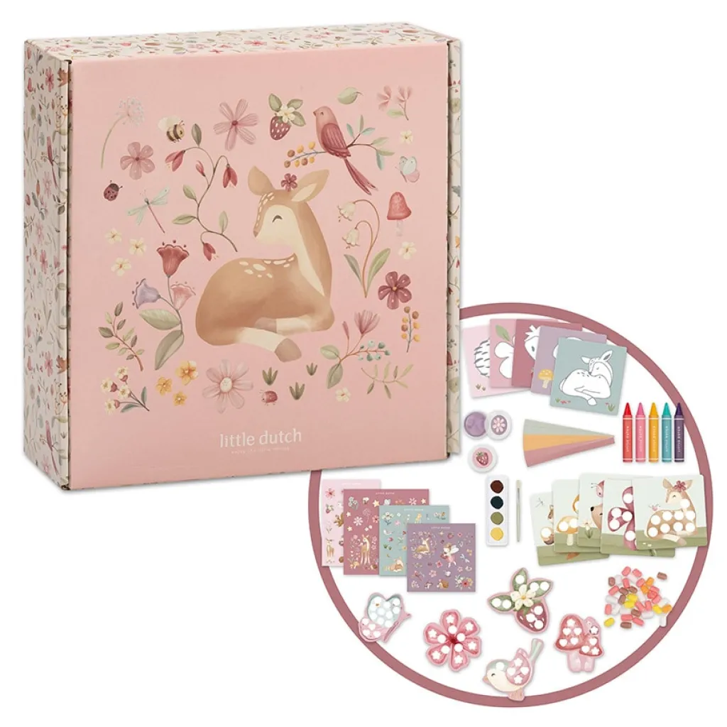 Kreativitetslåda Älvgård Rosa>Little Dutch Clearance